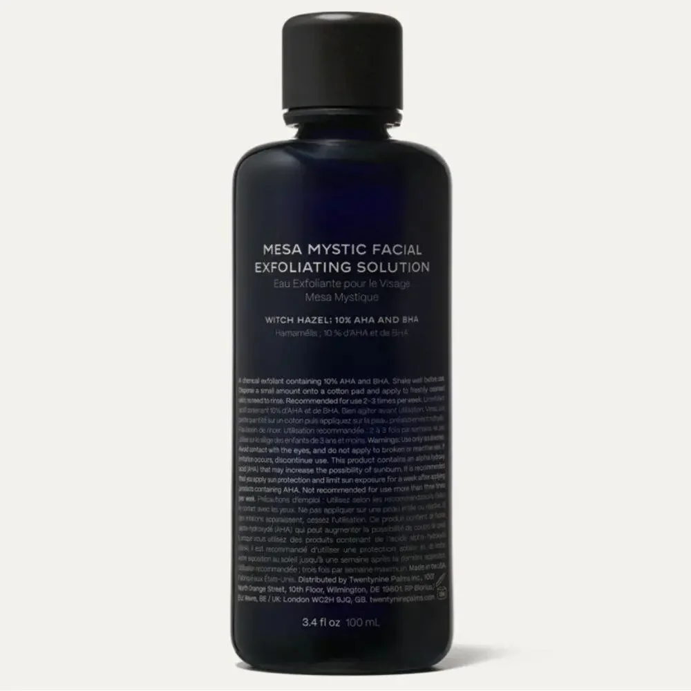 TWENTYNINE PALMS Mesa Mystic Facial Exfoliating Solution Witch Hazel NEW IN BOX